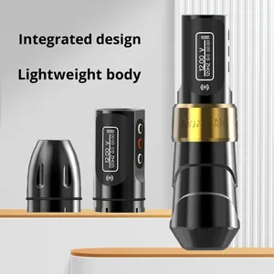 เครื่องสักไร้สายแบบรวม พร้อมการเชื่อมต่อ RCA ฟังก์ชั่นตัดด้วยเข็มไมโครนีดเดิล สำหรับการแต่งหน้าถาวร - Product Image 3