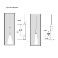 NewThingLine LED Petit luminaire suspendu en acier noir mat minimaliste 220V GU10 Design scandinave Angle de faisceau réglable
