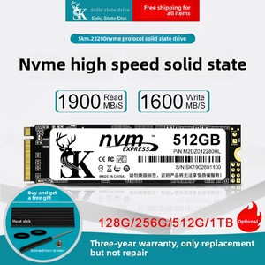 M2-NVME-1T SK Dahili Dizüstü Bilgisayar SSD'si 1TB PCIe Gen3 SATA Arayüzü 2280 7200RPM 500-600MB/s Okuma/Yazma Hızı Yeni - Product Image 3