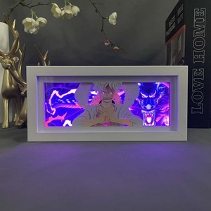 160 diseños remoto una pieza Nice Gear 5 <span class=keywords><strong>Luffy</strong></span> 3D papel tallado lámpara LED Anime caja de luz al aire libre Cosplay serie artesanía - Product Image 5