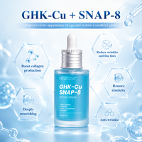 Soin de la peau coréen formulé avec du sérum au peptide de cuivre GHK-Cu 30 ml, Snap 8, acide hyaluronique, anti-âge, réparation de la peau, sérum raffermissant