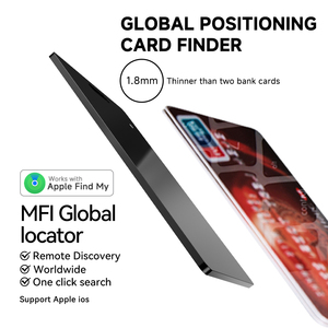 <span class=keywords><strong>GPS</strong></span> Pet <span class=keywords><strong>Tracker</strong></span> e Smart Card Finder impermeabile IP67 per iPhone e iPad con funzione di localizzazione 'trova il mio Tag' - Product Image 2