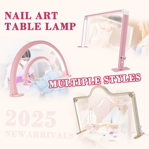 Lampe à LED 48W pour ongles, design diamant demi-lune carré, séchoir à gel électrique pliable, table de manucure en forme d'arche - Product Image 1