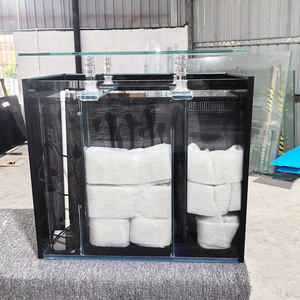 <span class=keywords><strong>75</strong></span>ガロンの小さな水槽オフィスリビングルームガラス小さな水槽ミニ水族館 - Product Image 4