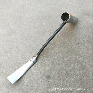 Plum Blossom Garlic Harvesting Shovel 20cm <b>Handle</b> Garden <b>Spade</b> Root Digging Tool Shandong Made - Product Image 1