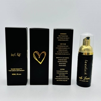 Kit de shampooing pour cils 60 ml avec logo, marque privée, nettoyant moussant pour cils, kit de shampooing pour extensions de cils
