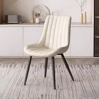 Chaise de salle à manger moderne et minimaliste, chaise de loisirs italienne haut de gamme avec dossier, idéale pour le salon et la chambre à coucher