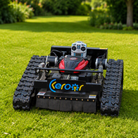 Tondeuse robot télécommandée à essence industrielle 4 temps 196cc de haute qualité pour usage domestique, agricole et de jardin