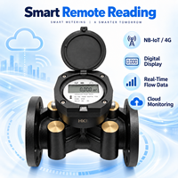 Meter Air Ultrasonik Empat Saluran Pintar DN50-DN200 Pipa Baja Cor IoT NB-IoT 4G Pembacaan Jarak Jauh Digital Flowmeter