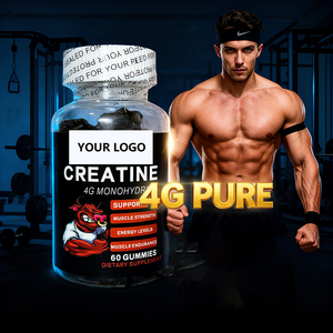 Creatine monohydrate gummies ก่อนออกกำลังกาย-3g บริสุทธิ์ micronized Creatine + อิเล็กโทรไลต์, พลังงานและความอดทน, ปราศจากน้ำตาล - Product Image 1