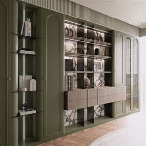 Armoires de rangement modernes et luxueuses en bois durables pour les entrées et les salons - Product Image 2