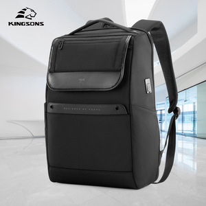 Kingsons <b>Laptop</b> <b>Backpack</b> 20-35L Large Capacity Business Travel Unisex Solid Color Shoulder Bag Designed By Vgoal - Product Image 1