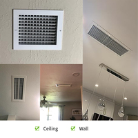 Grille d'alimentation en air en aluminium Lakeso OEM pour système HVAC à vendre