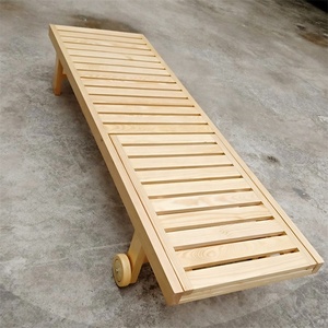 Mobilier <span class=keywords><strong>de</strong></span> <span class=keywords><strong>jardin</strong></span> Patio pin hêtre plage piscine <span class=keywords><strong>lit</strong></span> bain <span class=keywords><strong>de</strong></span> soleil <span class=keywords><strong>en</strong></span> <span class=keywords><strong>bois</strong></span> avec roue hôtel - Product Image 4