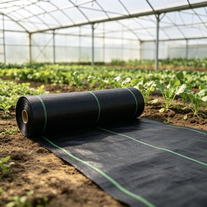 Rete <span class=keywords><strong>di</strong></span> copertura del terreno in plastica nera resistente agli strappi, a marchio bianco, per il mercato europeo, ideale per zucca, aglio, cipolla, carota e sabbia - Product Image 6