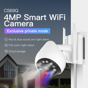 2025 5MP WIFI caméra <span class=keywords><strong>de</strong></span> sécurité sécurité à domicile CCTV <span class=keywords><strong>Surveillance</strong></span> intelligente caméra extérieure <span class=keywords><strong>sans</strong></span> <span class=keywords><strong>fil</strong></span> WiFi et connexion filaire CS69Q - Product Image 2