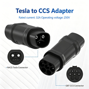 Nuevo Adaptador WICEN de Alta Calidad de Tesla a GBT, <span class=keywords><strong>32A</strong></span> Monofásico, 7kW, Conector de Carga para Vehículos Eléctricos, Estándar Chino, para Vehículos BYD - Product Image 1