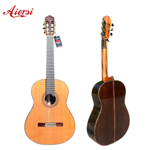 <span class=keywords><strong>Guitare</strong></span> <span class=keywords><strong>classique</strong></span> Aiersi fabriquée par un <span class=keywords><strong>luthier</strong></span>, avec touche surélevée, entièrement en bois massif, avec port latéral, à vendre - Product Image 2