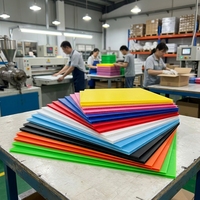 Vente en gros de plaques rigides en PP de 4 mm, panneaux en plastique ondulé 4x8, résistants à l'eau, au feu et aux UV, recyclables, service de découpe