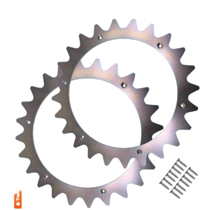 Piezas de cortacésped robótico para jardín, 2 uds., picos antideslizantes + 14 Uds tornillos autorroscantes para i105E / i108E - Product Image 6