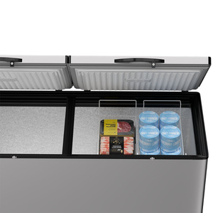 Defrost OEM/ODM Supported Energy Efficient Double Door Electric Deep <b>Freezer</b> Chest <b>Freezer</b> for Home Commercial Outdoor Hotel Use - Product Image 6