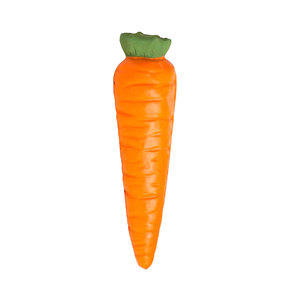 Jouets anti-stress en forme de carottes en PU simulées, impression de logo personnalisée, outils pédagogiques sur les légumes pour enfants - Product Image 4