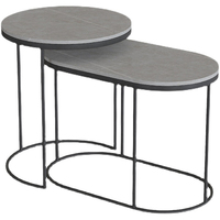Table d'appoint pliable en métal avec plateau en pierre, table basse avec plateau en pierre, verre trempé disponible