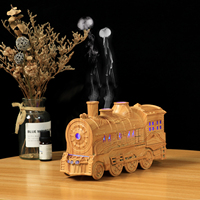 Diffuseur d'arômes LED Train contrôlé par application, 300 ml, en plastique ABS+PP, diffuseur d'aromathérapie, humidificateur d'huiles essentielles pour la maison