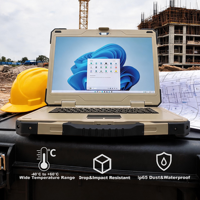 Nieuwe Intel 15,6 inch robuuste laptop draagbare werkstation IP65 waterdicht SSD IPS-scherm zakelijk gebruik
