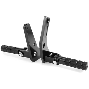 Waximoto Fit pour Triumph <span class=keywords><strong>1200</strong></span> <span class=keywords><strong>Scrambler</strong></span> <span class=keywords><strong>XC</strong></span> / XE 2021-2023 Repose-pieds avant Aftermarket Repose-pieds Repose-pieds Plus Large Alliage CNC - Product Image 1