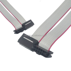 6 8 10 12 14 16 20 24 26 30 34 40 50 60 64 Pin 2.54mm 间距 IDC 连接器 灰色扁平电缆组件 IDC 带状电缆 - Product Image 3