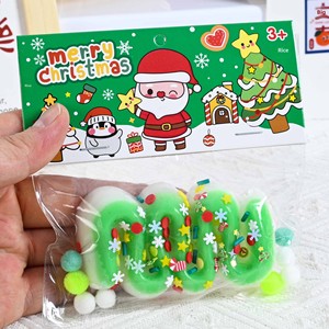 2026 Christmas Squishy Stress Relief Toys <b>Mini</b> Squeeze Toys Soft Holiday Fidget Toys with Cute Xmas Designs for Kids Party Gifts - Product Image 2
