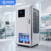 OCOCOO Pompe de refroidissement liquide haute performance pour PC avec réservoir, système de refroidissement silencieux PWM 12V pour station de travail de jeu de bureau H06D