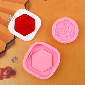 DIY Car Air Freshener Mold Rose Flower Silicone Mold For Aromatherapy Craft Making Valentinest Day Gift - Product Image 1