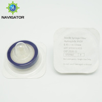 Material de filtro de pretratamiento de muestras de sistema de agua de suministros de laboratorio de Nailon/PTEE/PVDF