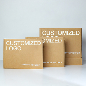 Kotak pesawat warna bergelombang Ekstra keras, kotak pesawat kertas pakaian dalam stok, kotak pengiriman cepat - Product Image 5