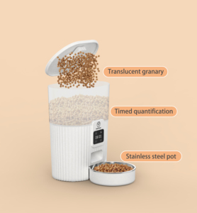 Hot Sale Automatic Cat Dog Pet Food <strong>Feeder</strong> <strong>Button</strong> Timed 3L Capacity Quantitative Food Output Smart Pet <strong>Feeder</strong> - Product Image 3