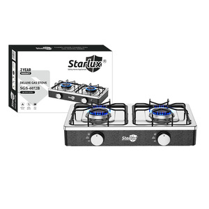 Equipo de Camping Portátil Premium para Exteriores, Estufa de Gas de Doble Quemador, Estufa de Mesa de 2 Quemadores, Estufa de Invierno - Product Image 1