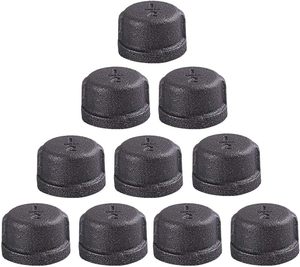 1/2 inch dễ uốn gang Ống <span class=keywords><strong>cap</strong></span> cho Diy Retro đồ nội thất ren ống và phụ kiện - Product Image 5