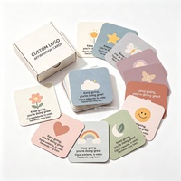 Cartes de méditation et de pleine conscience sur l'amour-propre et la santé mentale, conçues sur mesure par le fabricant, pour soulager l'anxiété et favoriser l'amour de soi.