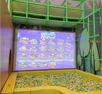 Usine directe intérieur enfants jeu parc mur Smash Ball jeux interactifs cartographie affichage numérique jeu de Projection interactif
