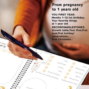 Libro de recuerdos de bebé personalizado, álbum de fotos neutral de género, álbum de recortes para Baby Shower embarazada, nuevo libro de regalo para madre con pegatinas de bebé - Product Image 6