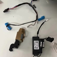 Volant sport en cuir véritable avec fonction de vibration, adapté aux séries BMW F10/F30/F32/F36/F01/F12/F15/F16.