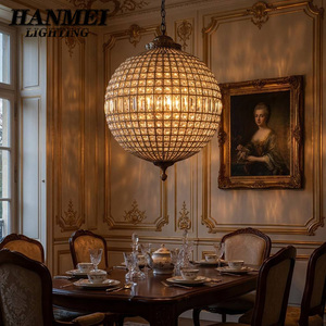 Lámpara Colgante de Cristal de Lujo Nórdico, Lámpara LED con Cuentas para Bodas, Hoteles, Sala de Estar HM-PB1002, Elegante Cristal D - Product Image 3