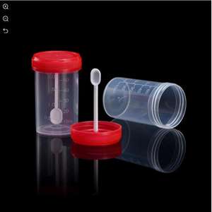 Rongtai ภาชนะใส่อุจจาระปลอดเชื้อ120มล. 90มล. 60มล. ภาชนะใส่ปัสสาวะจากจีนพร้อมอุณหภูมิถ้วยปัสสาวะ - Product Image 2