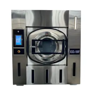 Lavadora industrial de alta calidad para agua y tiendas de tintorería de fácil instalación con conexión de agua y electricidad