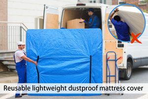 Gói Nhiệm Vụ Nặng Nề Thêm Lớn Tổ Chức Túi Totes Với Dây Kéo Cho Quần Áo Chăn Lưu Trữ, Ký túc xá Đại Học Di Chuyển Hộp - Product Image 3