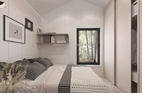 Maison préfabriquée en panneaux sandwich modulaires, imperméable, petites cabanes de jardin, chambre à coucher, villa de vacances, design moderne, installation facile