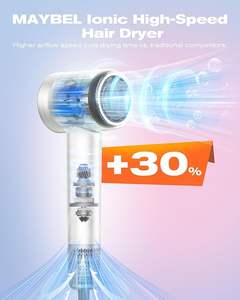 Secador de Pelo Profesional de 1300w de Alta Velocidad, Secadora de Cabello con Tecnología Iónica de 110000rpm, Cepillo Estilizador - Product Image 6