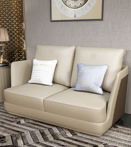 Chaise longue modulaire de luxe en velours, design élégant et confortable, deux places, pour villa moderne - Product Image 3